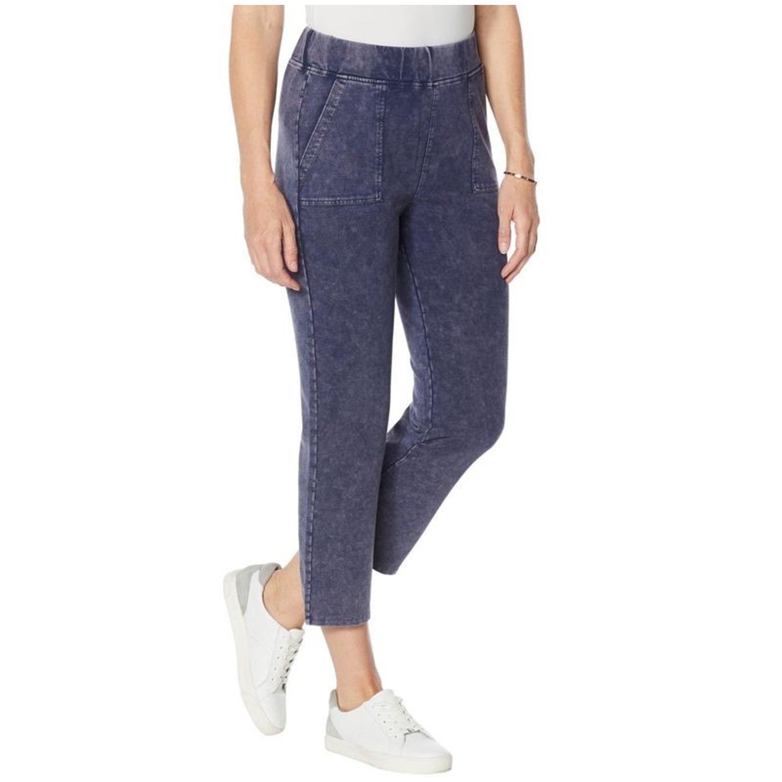 Dg2 By Diane Gilman "Dg Downtime" Kick Flare Crop Lounge Pant Size Mt